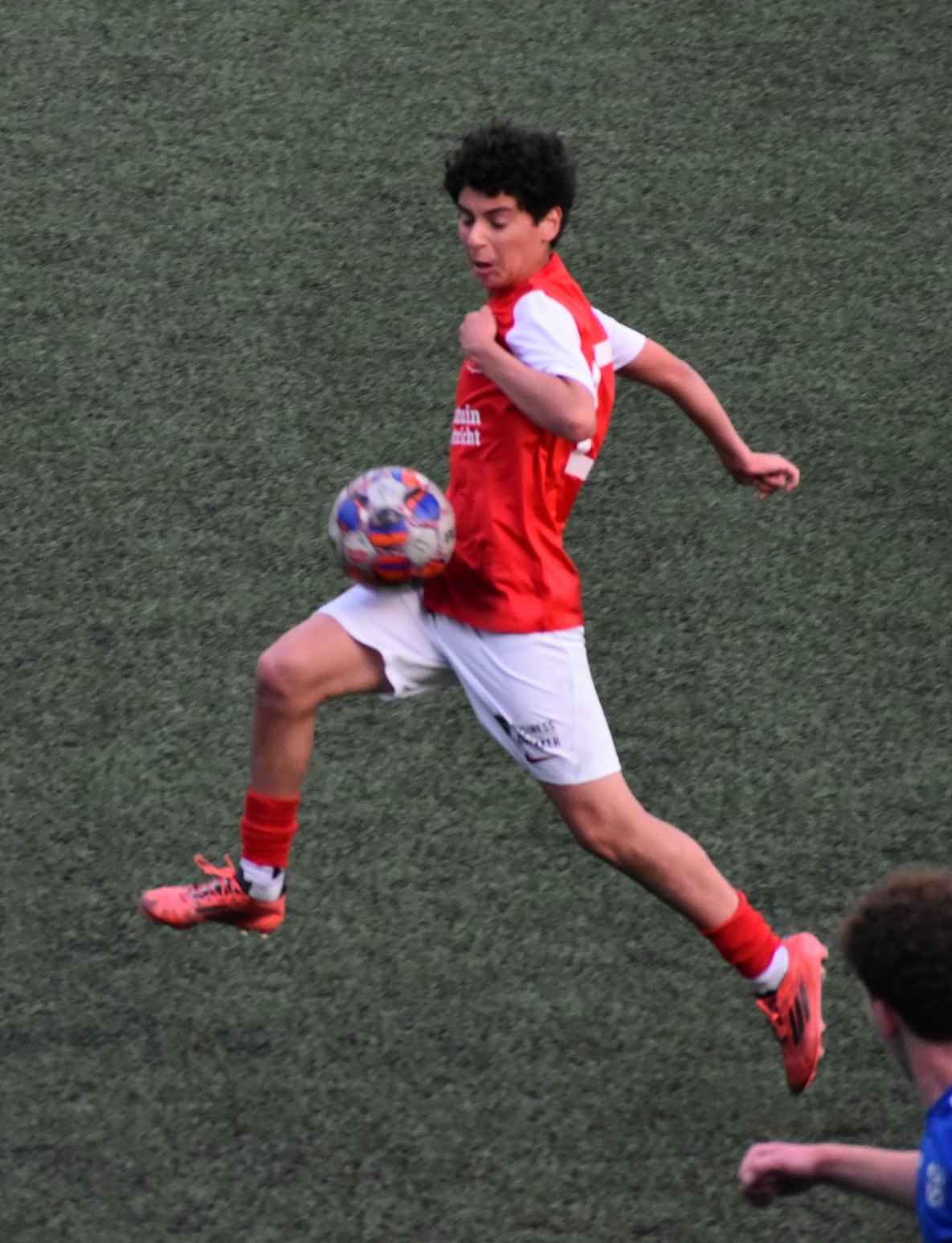 Nico controlling the ball on the run