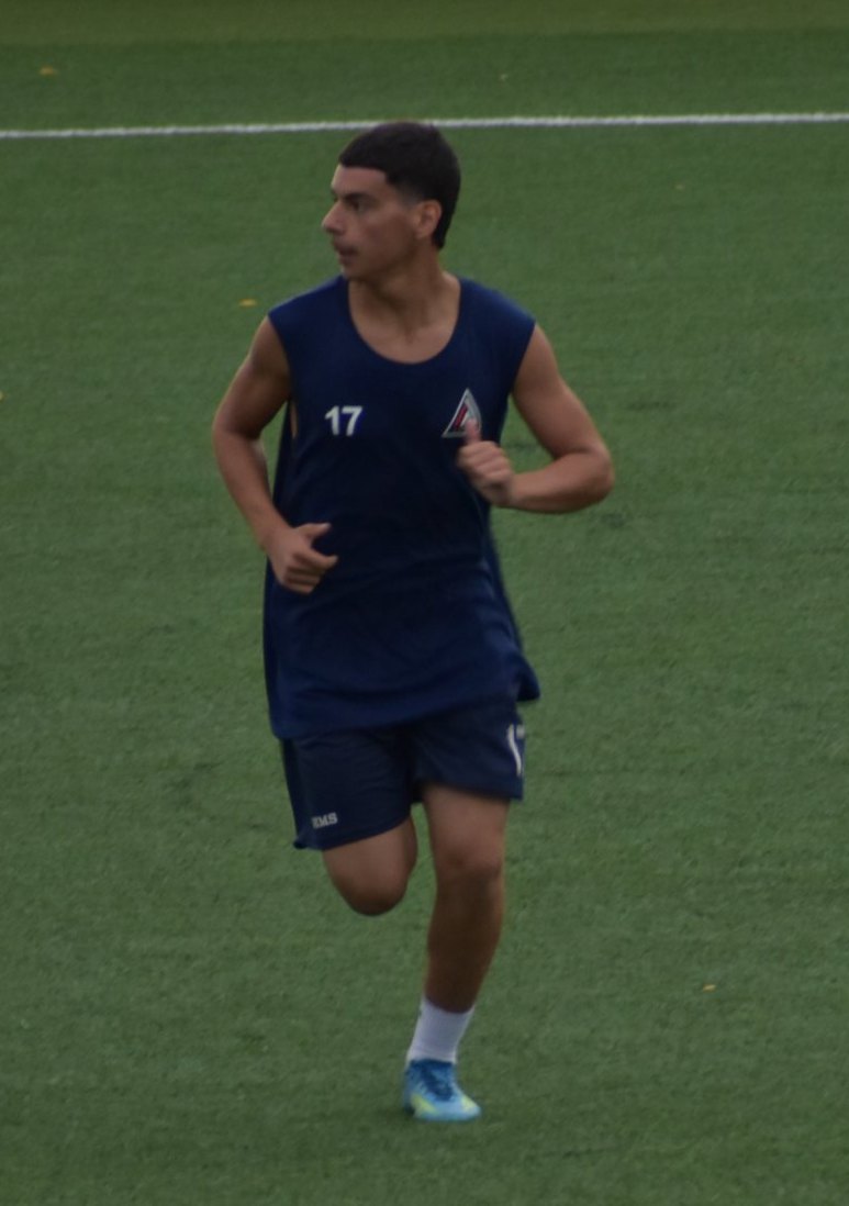Nico in the first-team training kit, number 17